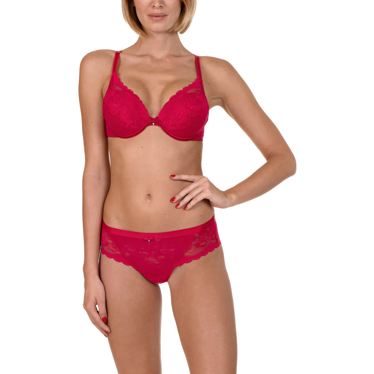 Sujetador push-up Evelyn  rojo