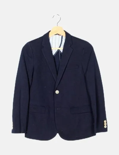 TIZZAS Blazer azul marino botones