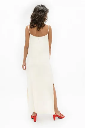 Vestido Calabar - Silk Slip - Pearl