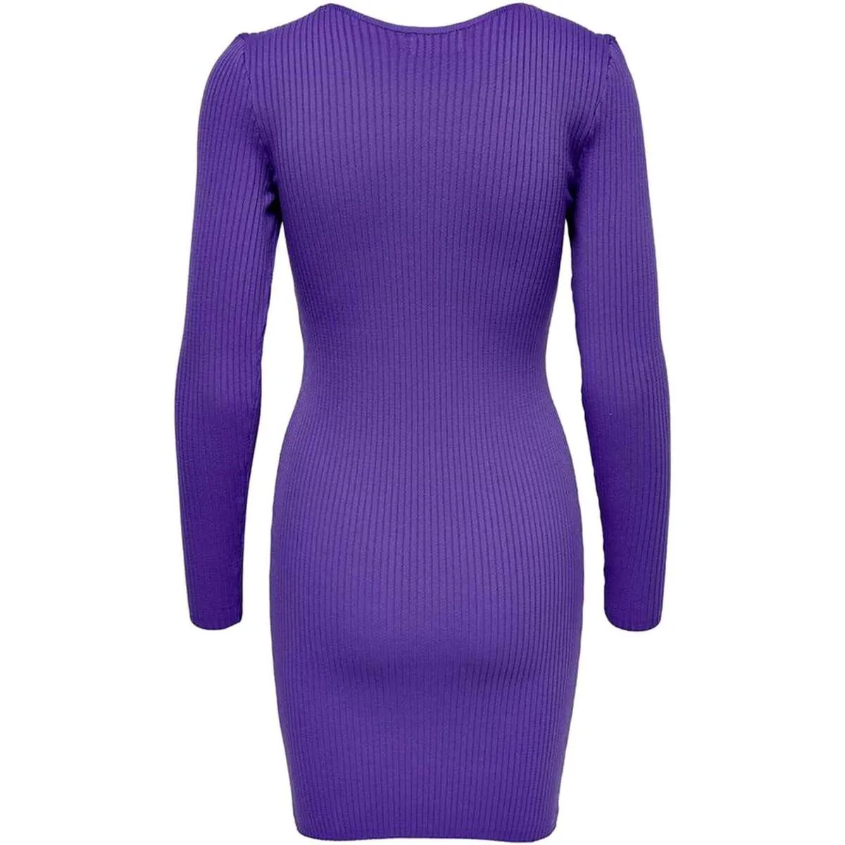 VESTIDO PUNTO ACANALADO MORADO  15272744