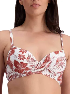 Vintage Bloom Wrap Bikini Top