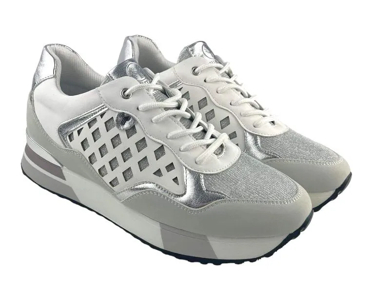 Yumas | Sneakers/tenis de calle mujer ecopiel Jade blanco