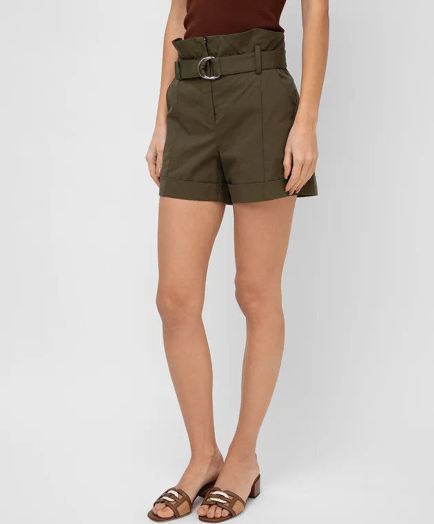 Yves Salomon Green shorts