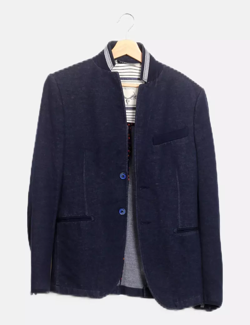 Zara Blazer azul marino básica