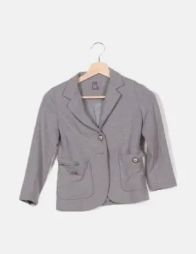 Zara Blazer gris básica